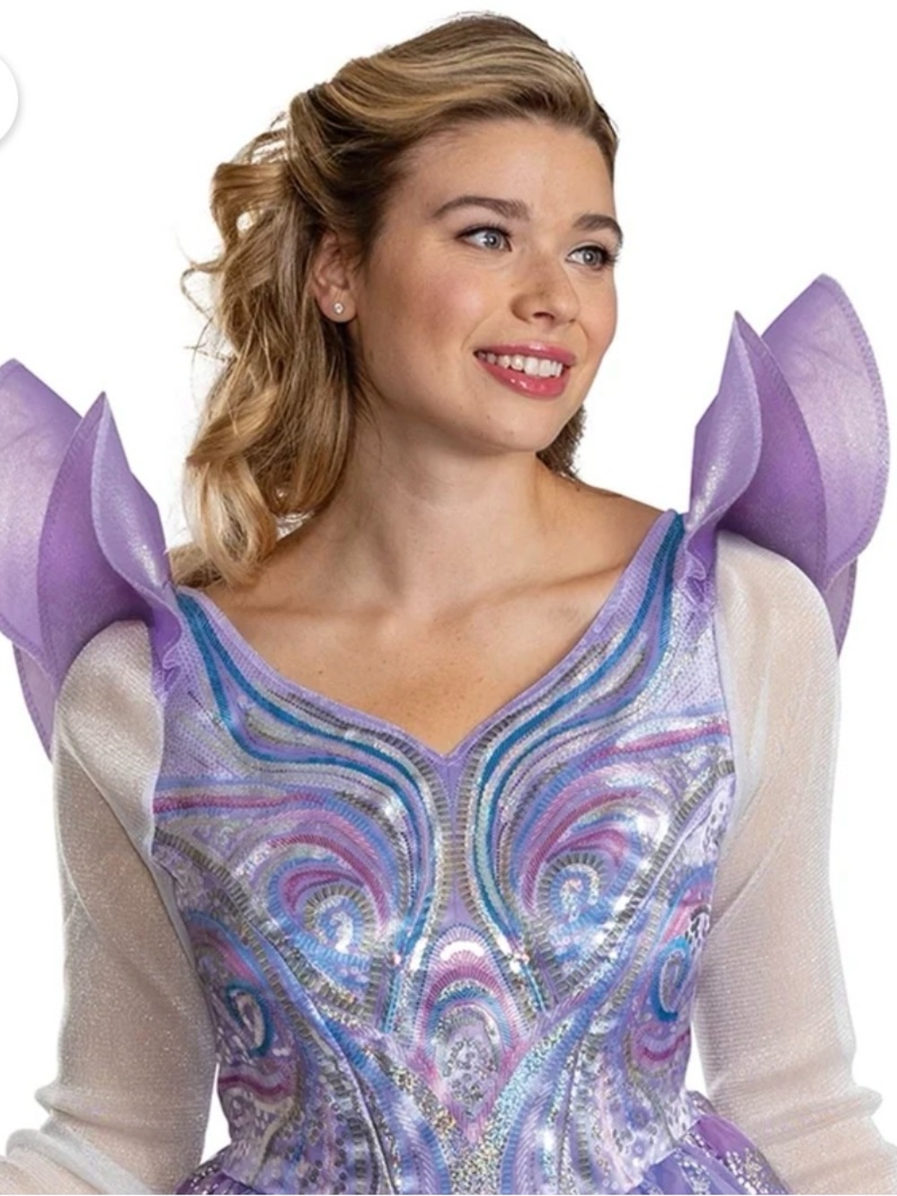 NIB Wicked Glinda "For Good" Adult Halloween Costume Sz: 8/10 - Picture 7 of 7